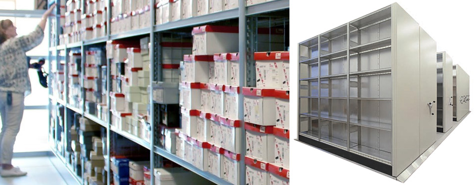 Mobile Shelving Solutions for Retail Archive and Stockroom