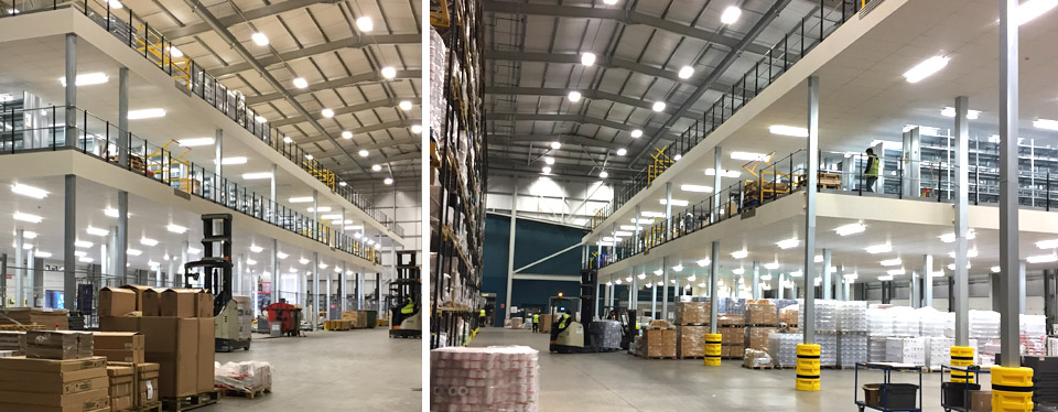 Warehouse Industrial Mezzanine Floor Installation