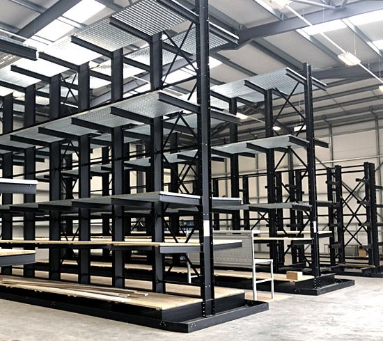 Cantilever Racking for Long Material Storage