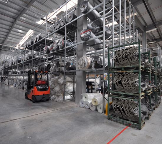 Innovative Racking for Raw Materials Storage