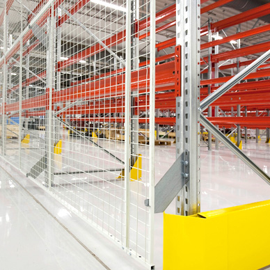 anti collapse mesh for pallet racking systems
