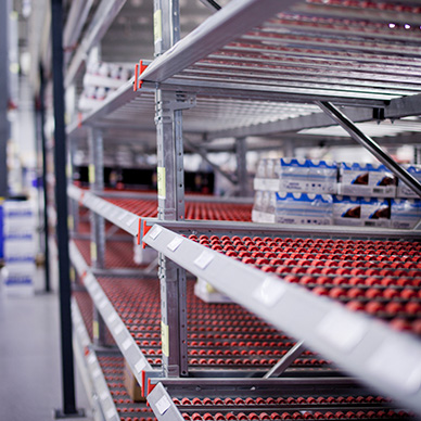 carton flow shelving and racking